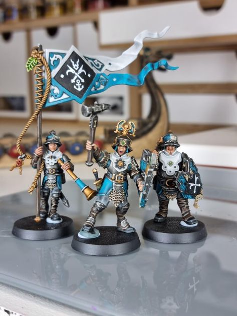 Cities Of Sigmar Paint Scheme, Cities Of Sigmar, City Guard, Warhammer Empire, Warhammer Miniatures, Stormcast Eternals, Model Painting, Warhammer Aos, Model Ideas