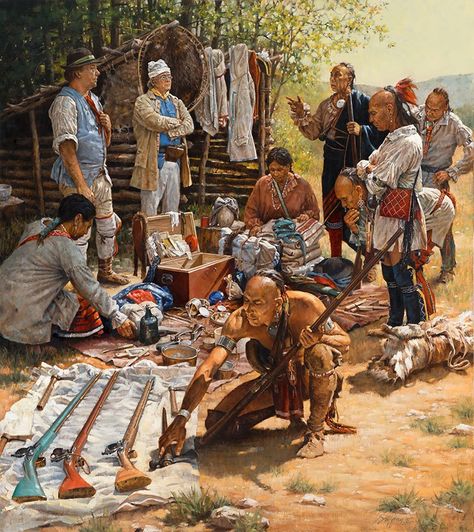 Woodland Indians, Eastern Woodlands, Native American Paintings, Mountain Men, Native American Warrior, Native American Clothing, Native American Pictures, American Frontier, Wilde Westen