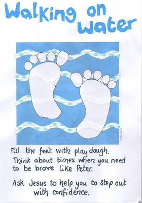 Jesus Walks on Water Printable Play Dough Mat Jesus Walked On Water Craft Kids, Jesus Walks On Water Craft Sunday School, Jesus Walks On Water Craft, Christian Worksheets, Peter Walks On Water, Jesus Walks On Water, Jesus Crafts, Preschool Bible Lessons, Walking On Water