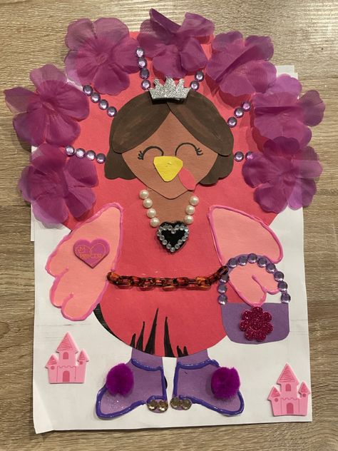 Kindergarten project- disguise a turkey. Turkey Princess Disguise, Disguise A Turkey Princess Peach, Disguise A Turkey Ideas Kids Princess, Turkey Disguise Princess, Turkey Disguise Project Princess, Disguise A Turkey Princess, Turkey In Disguise Project Ideas, Disguise A Turkey Ideas Kids, Disguise A Turkey