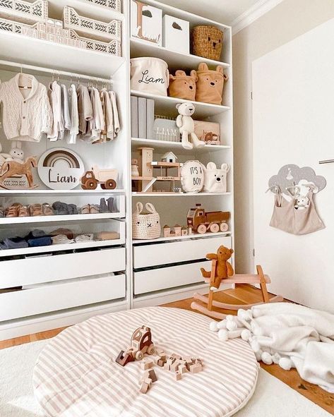 Interior & Scandinavian Decor on Instagram: “Happy Thursday! What’s your trick for keeping your little one’s room organized? Sometimes when you’re a parent you just have to accept that…”