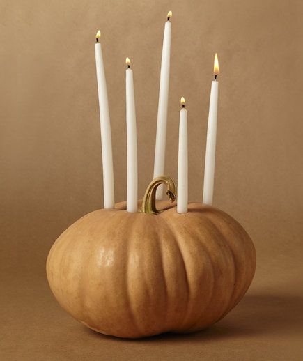 Pumpkin spice candle