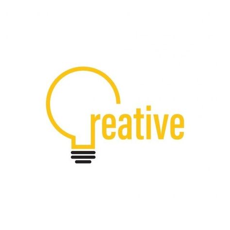 Lamp Logo Design Creative, Creativity Logo Design, Content Creator Logo Design, Cool Logo Design Creative, Lamp Logo Design, Creativity Images, Electricity Design, On Logo Design, Click Logo