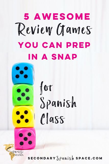 5 Awesome Review Games You Can Prep in a Snap | Secondary Spanish Space Spanish Games For Kids, Spanish Learning Activities, Spanish Classroom Activities, Spanish Games, Spanish Curriculum, Spanish Basics, Middle School Spanish, Spanish Lesson Plans, High School Spanish