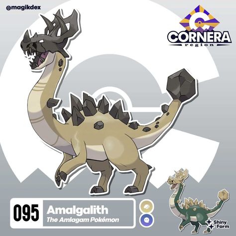 The Cornera Region on Instagram: “Amalgalith - 095 - The Amalgam Pokemon - ROCK/GHOST -------------------------------- Name Origin: Amalgam + lith(meaning “from stone”) .…” Rock Ghost, Fossil Pokemon, Fakemon Ideas, Dragon Type Pokemon, Pokemon Ideas, Pokemon Rpg, Pokemon Dragon, Pokemon Fusion Art, Neck Bones