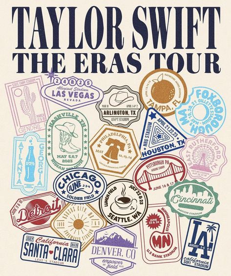 In My Eras Era, The Eras Tour Poster, Eras Tour Poster, College Walls, Tour Poster, Dorm Posters, Taylor Swift Posters, Taylor Swift The Eras Tour, Tour Posters