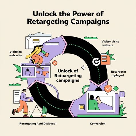 👉 Retargeting Campaigns: 1. How Retargeting Works: Retargeting in digital marketing focuses on reaching users who’ve previously interacted with your website or app. By placing a tracking pixel or code on your site, you can serve personalized ads to these users as they browse other sites or social media, reminding them of your product or offer 🔄🎯. 2. Setting Up Retargeting Ads (Facebook & Google): On Facebook, use Facebook Pixel to track site visitors, create custom audiences, and design tai... Retargeting Ads, Facebook Pixel, Visit Website, Digital Marketing, Track, Social Media, Coding, Marketing, Media