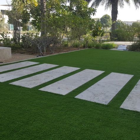 Artificial & Synthetic Grass in Dubai | Best Fake Lawn Grass Dubai Synthetic Grass Ideas, Artificial Grass And Pavers Backyard, Artificial Grass And Pavers, Synthetic Grass Front Yard, Grassless Backyard, Artificial Grass And Gravel, Artificial Grass Terrace, Fake Grass Backyard, Artificial Grass On Terrace