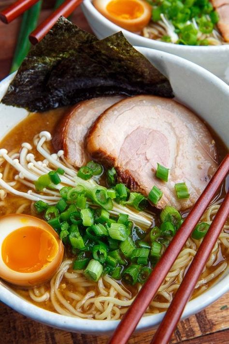 Homemade Ramen Broth, Ajitsuke Tamago, Chashu Pork, Ramen Eggs, Tonkatsu Ramen, Pork Ramen, Ramen Broth, Closet Cooking, Tonkotsu Ramen