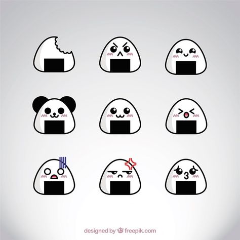 Japanese onigiri Free Vector | Free Vector #Freepik #freevector #food #japan #cute #rice Simple Tshirt Design, Japanese Onigiri, Sushi Cartoon, Arte Peculiar, Kawaii Tattoo, Food Cartoon, Japanese Drawings, Japanese Tshirt, Tshirt Printing Design