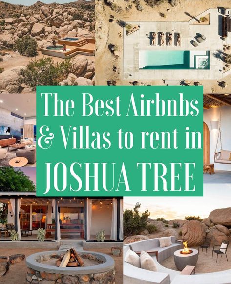 The Best Airbnbs in Joshua Tree for a California Adventure, Group Trip, or Romantic Desert Getaway - JetsetChristina Joshua Tree Bachelorette Party, Joshua Tree Bachelorette, Moh Duties, California Getaways, Manifest Board, Lake Tahoe Nevada, Group Trip, Girls Trips, Girl Trip