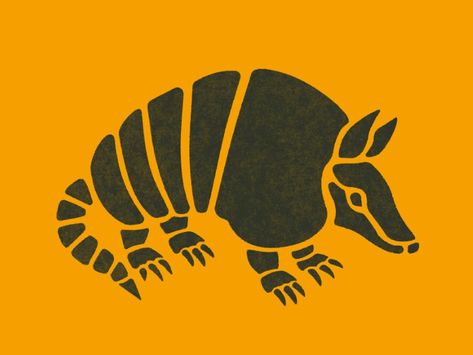 Taqueria Design, Reptile Illustration, Armadillo Art, Monoprint Art, Get Up And Go, Ozark Trail, Trail Runners, Monoprint, Graphic Elements