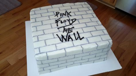 Pink Floyd Pink Floyd Cake Ideas, Pink Floyd Cake, Pink Floyd Wall, Birthday Ideas For Her, Simple Birthday Cake, Birthday Cakes For Women, Cakes For Women, Pink Floyd, 40th Birthday