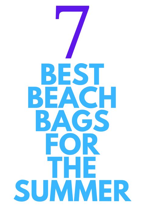 7 Best Beach Bags for the Summer - Looking for some summer beach bags? These are 7 options under $50 Cruise Beach Bag, Beach Bag Ideas, Summer Beach Bags, Best Beach Bag, Waterproof Beach Bag, Entrepreneur Advice, 50th Bday, Vacation Bag, Beach Canvas