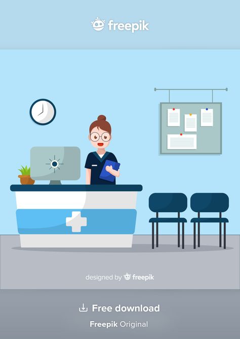 Standing nurse hospital reception backgr... | Premium Vector #Freepik #vector #background #clock #doctor #health Hospital Waiting Area, Reception Background, Medical Office Interior, Hospital Reception, Hospital Waiting Room, Modern Hospital, Nurse Hospital, Vet Medicine, Scenery Drawing