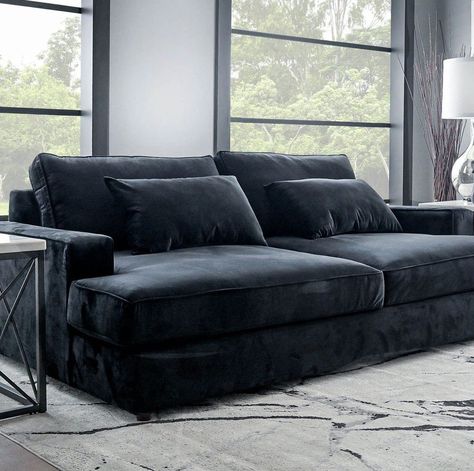 These Extra-Deep Sofas Are a MUST for Extra-Comfy Movie Nights Comfy Movie Night, Extra Deep Sofa, Deep Couch, Interior Decorating Living Room, Room Couches, Deep Sofa, Sofas For Small Spaces, Double Chaise Sectional, Cosmopolitan Magazine