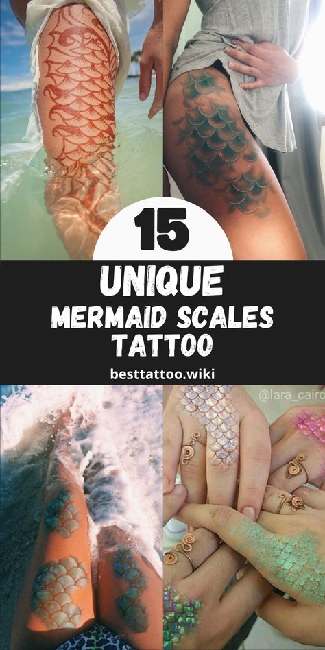 Enchanting Mermaid Scales Tattoos 2024: Top 15 Design Ideas for Ocean-Inspired Ink Mermaid Scale Tattoos, Mermaid Skin Tattoo, Mermaid Leg Tattoos Women, Scary Mermaid Tattoo, Mermaid Leg Tattoo, Scales Tattoo, Siren Tattoo Dark Mermaid, Half Sleeve Tattoos Traditional, Mermaid Tattoo Ideas For Women