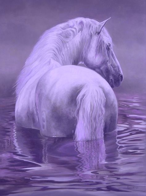 Mauve horse Purple Unicorn Aesthetic, Purple Horse Aesthetic, Lavender Wallpaper, Purple Horse, Mlp Oc, Zodiac Academy, Purple Animals, Purple Vibe, Horse Aesthetic