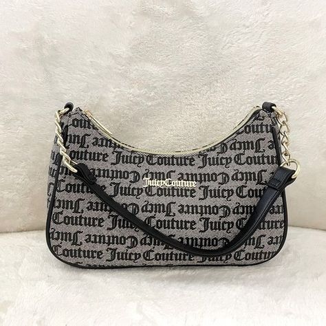 Juicy Couture Purse Handbags, Juicy Couture Purse Aesthetic, Juicy Couture Mini Bag, Juicy Couture Suitcase, Juicy Couture Bag Outfit, Black Juicy Couture Bag, Juicy Handbags, Juicy Couture Aesthetic, Juicy Purse