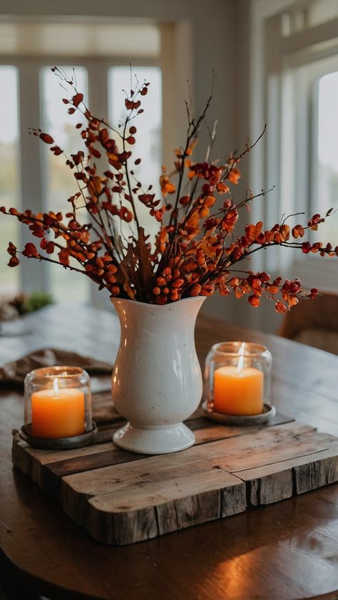 Transform your home this season with cozy fall decor ideas for the perfect autumn atmosphere Discover DIY fireplace projects neutral and moody tones dollar tree indoor crafts subtle pink accents rustic black and white decor and creative crafts for a cozy and stylish home Fall Floating Shelf Decor Ideas, Fall Modern Centerpieces For Table, Modern Farmhouse Fall Decor Living Room, Moody Autumn Decor, Neutral Autumn Decor, Autumn Decorations Indoor, Iph Wallpaper, Unique Fall Decor, Modern Farmhouse Fall Decor