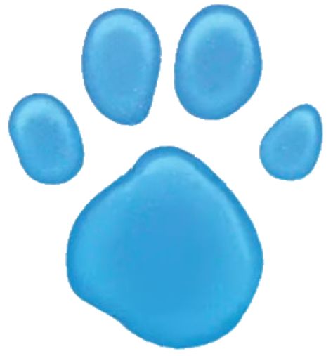 Blue's Paw Print (Reboot) Blues Clues Paw Print, Casper Cartoon, Blues Clues Characters, Blue's Clues Birthday Party, Clue Party, Bluey Party, Blue's Clues And You, Henry Danger, Blue's Clues