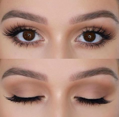 Mat Makeup, Neutral Eye Makeup, Bentuk Alis, Mekap Mata, Natural Summer Makeup, Video Makeup, Makeup Tip, Beautiful Eyelashes, Smink Inspiration