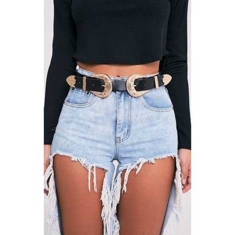 Double Buckle Belt Outfit, Trendy Metal Double Chain Belt, Chic Double Chain Link Belt, Cheap Metal Double Chain Belt, Gold Metal Double Chain Belt, Black Belt Gold Buckle, Double Buckle Belt, Cowgirl Belts, Western Belts