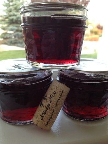 This jelly is a lovely accompaniment to crackers and cream cheese. You can use any kind of wine, red or white. Red Wine Jelly, Wine Jelly Recipe, Wine Jelly, Homemade Jelly, Jelly Recipe, Creative Cooking, Jam And Jelly, Favorite Cookbooks, How To Make Jam