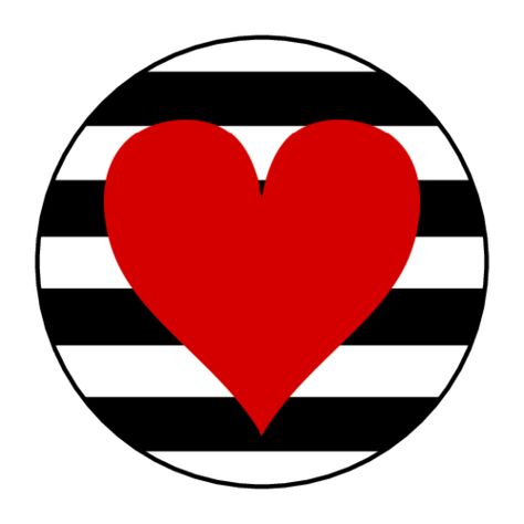 Striped Heart, Gift Tag Labels, Valentine's Day Printables, Image Swag, Circle Labels, Valentines Art, Sticker Template, Custom Templates, Gift Labels