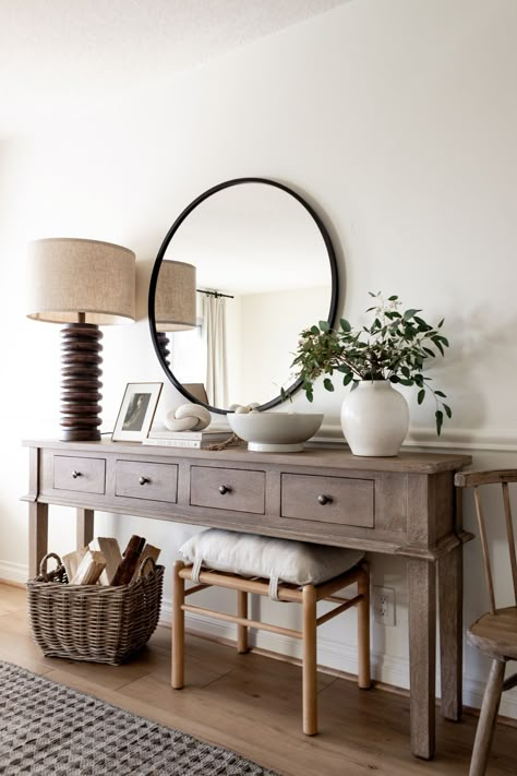 Modern farmhouse hallway