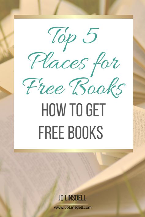 Top 5 Places for Free Books: How to get free books Starting A Book, Free Books To Read, Reading Habits, Best Book Covers, Unread Books, Free Books Download, Small Business Ideas, Book Blogger, I Love Reading