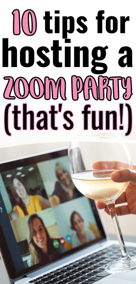 zoom party with a wine glass Miss You Friend, Online Parties, Zoom Call, Ladies Night, Best Foods, White Wine, Have Fun, Party Themes, Alcoholic Drinks