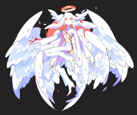 Arte Do Kawaii, White Wings, Arte Inspo, Mythical Creatures Art, Creature Concept Art, Angels And Demons, 판타지 아트, Creature Concept, Angel Art