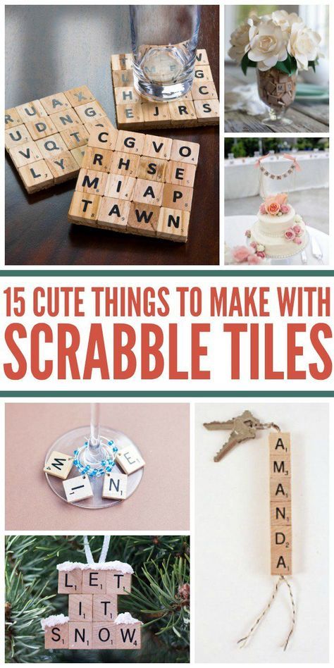 Scrabble Tile Crafts Diy, Cute Things To Make, Scrabble Letter Crafts, Scrabble Christmas, Scrabble Ornaments, Scrabble Tile Crafts, Scrabble Crafts, Scrabble Art, Scrabble Letters