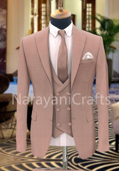 3peice Suit For Men Wedding, Bride Groom Suits, Two Button Suit Men, 3 Pic Suits Man, Wedding Suits Men Beige, Suit For Man Wedding, 3 Piece Suit Men Wedding Groom, Champagne Suits For Men, 3piece Suit Men