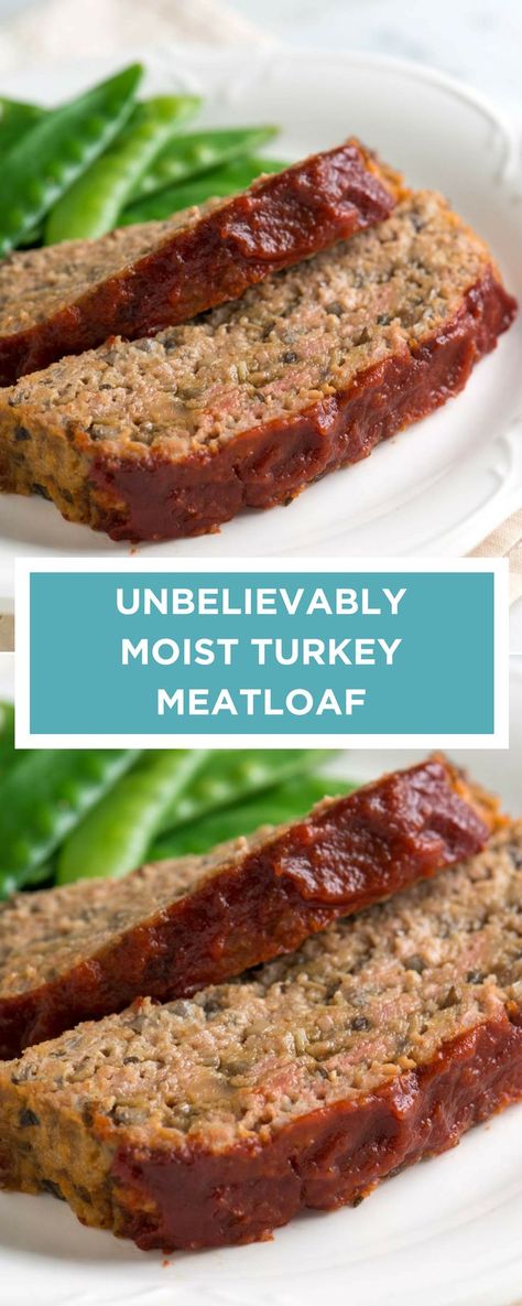 Meatloaf Turkey, Best Turkey Meatloaf, Turkey Meatloaf Recipe Easy, Moist Turkey Meatloaf, Easy Turkey Meatloaf, Turkey Meatloaf Healthy, Ground Turkey Meatloaf, Turkey Loaf, Healthy Meatloaf