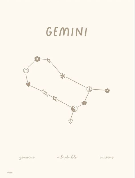 Gemini Brown Aesthetic, Gemini Wall Poster, Gemini Aesthetic Pics, Gemini Widget, Gemini Sign Art, Gemini Aesthetic Art, Gemini Photo, Gemini Aura, Aesthetic Sagittarius