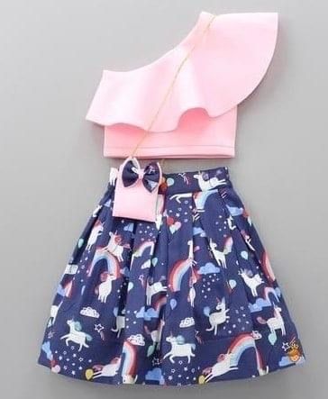 Crop Top Designs Latest, Top Designs Latest, Little Muffet, Blue Unicorn, Frocks Design, Crop Top Designs, Kids Frocks Design, Kids Dress Wear