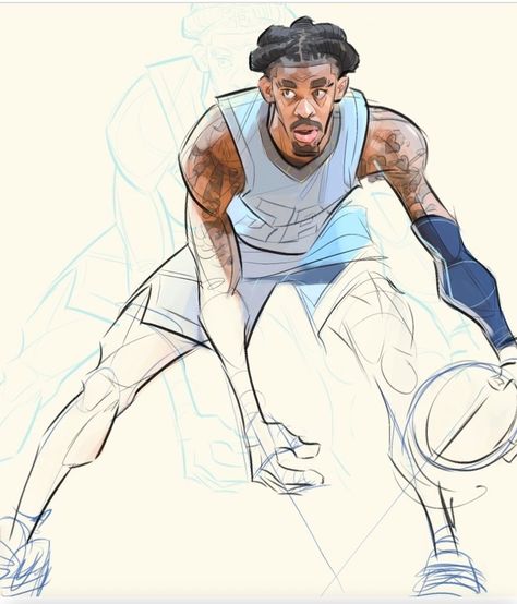 Ja Morant Wallpaper, Friendly Dragon, Dragon Character, Basketball Drawings, Nba Artwork, Nba Art, Body Reference Drawing, Basketball Art, Character Design Sketches