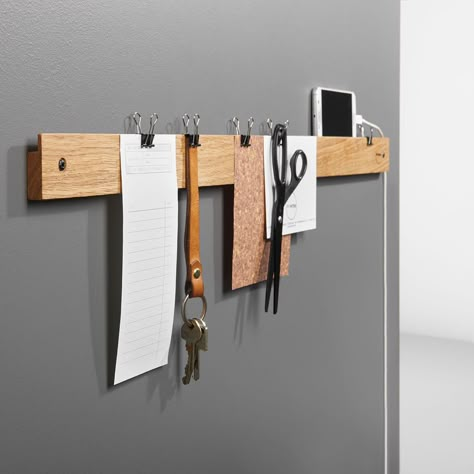 Dekor Diy, Organized Living, 2x4 Furniture Plans, Aarhus, Décor Diy, Wall Storage, Diy Furniture Plans Wood Projects, 인테리어 디자인, Key Holder