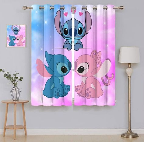 Cute Stitch Bedroom Ideas, Cute Stitch Room Ideas, Stitch Inspired Bedroom, Stitch Room Ideas Bedrooms, Stitch And Angel Bedroom Ideas, Lilo And Stitch Room Decor, Stitch Room Decor Ideas, Stitch Bedrooms, Stitch Bedroom Ideas For Kids