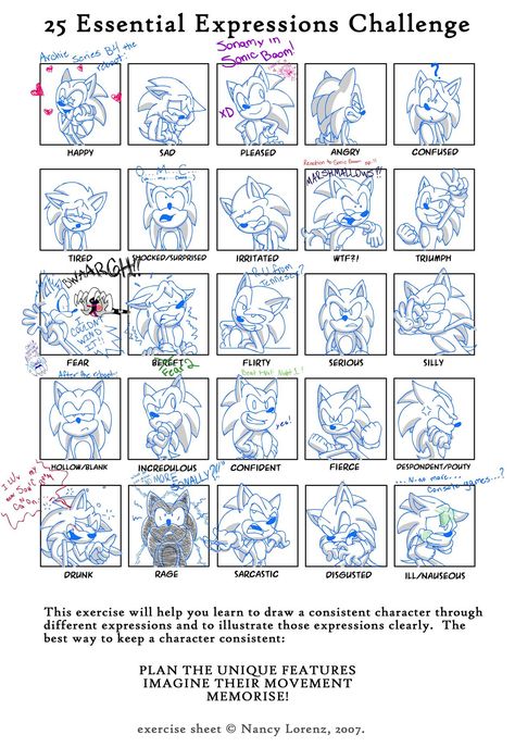 Sonic Facial Expressions Meme by Skaleigha on DeviantArt Golden Sonic, Sonic Expressions, Drawing Sonic, Miku Nendoroid, Expression Challenge, Draw Sonic, Modern Sonic, Sonic Drawing, How To Draw Sonic