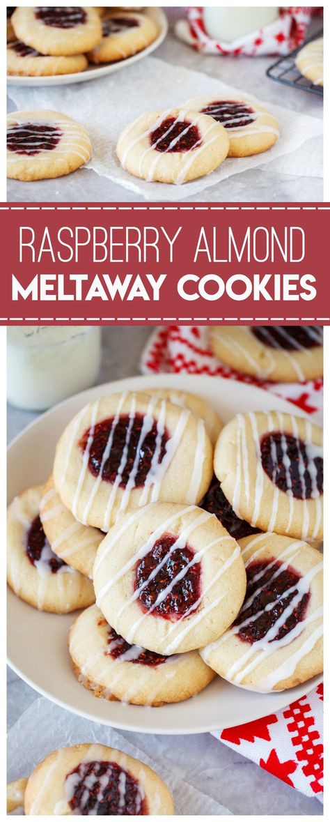 Almond Meltaways, Almond Meltaway Cookies, Brownie Treats, Meltaway Cookies, Jelly Cookies, Brownies Cookies, Raspberry Cookies, Tummy Yummy, Wheat Belly