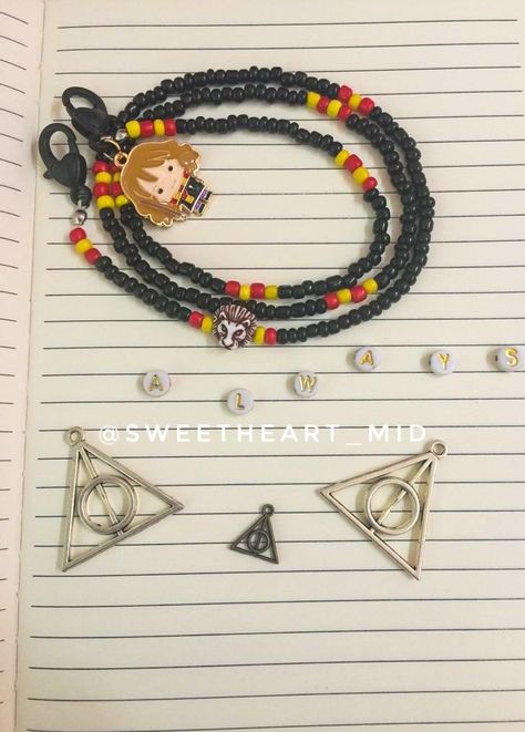 Harry Potter Beaded Jewelry, Harry Potter Jewelry Diy, Harry Potter Beaded Bracelet, Harry Potter Bracelet Ideas, Harry Potter Beads, Harry Potter Bracelets, Harry Potter Bracelet, Harry Potter Necklace, Harry Potter Accessories