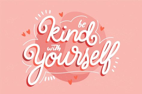 Quote with self-love theme | Free Vector #Freepik #freevector #love #typography #quote #font Letras Cool, Typography Love, Ipad Lettering, Happy Words, Lettering Quotes, Typography Letters, Typography Quotes, Typography Inspiration, 로고 디자인