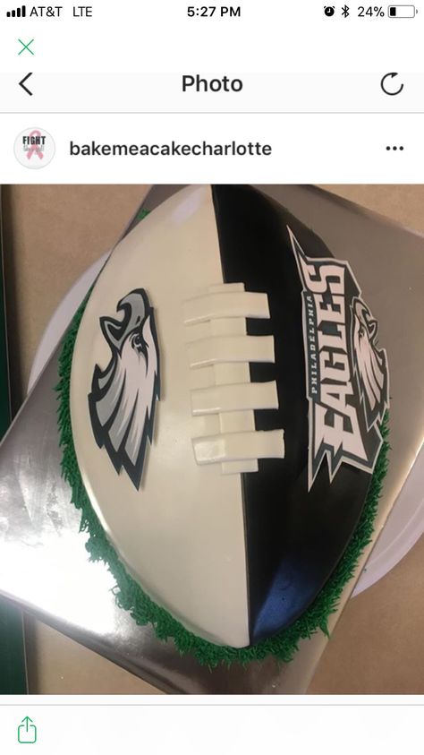 Philadelphia Eagles Cake Ideas, Eagles Birthday Party Ideas, Eagles Grooms Cake, Philly Eagles Cake, Eagles Birthday Cake, Eagles Football Cake, Philadelphia Eagles Cake, Eagle Snacks, Eagles Party