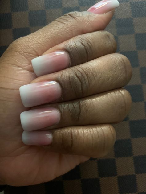 Ombre Nails For Dark Skin, Ombre French Nails, Pink White Nails, Pink Ombre Nails, Dark Shades, Beauty Clothes, Dipped Nails, Pink Ombre, Ombre Nails