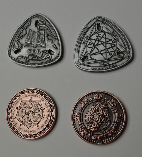 Amazing new Themes Available on #Kickstarter  By Fantasy Coins . http://kck.st/1XVJCig  #RPG #dnd #boardgames Fantasy Coins, Gold Coins For Sale, Currency Design, Coin Art, Cthulhu Mythos, Coin Design, Cosmic Horror, Antique Coins, Coins For Sale