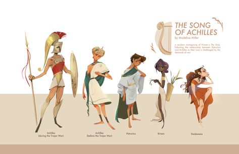 Visual Development — lemoncholy The Song Of Achilles, Song Of Achilles, Achilles And Patroclus, Greek Mythology Art, Mythology Art, Artist Portfolio, Greek Myths, Visual Development, Cartoon Character Design