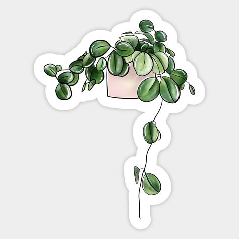 A digital design of a gorgeous plant. -- Choose from our vast selection of stickers to match with your favorite design to make the perfect customized sticker/decal. Perfect to put on water bottles, laptops, hard hats, and car windows. Everything from favorite TV show stickers to funny stickers. For men, women, boys, and girls.😍Plant Design Sticker Sticker Design Inspiration, Floral Wall Decals, Work Stickers, Cute Laptop Stickers, Green Sticker, Scrapbook Stickers Printable, Unique Sticker, Design Sticker, Personalized Stickers